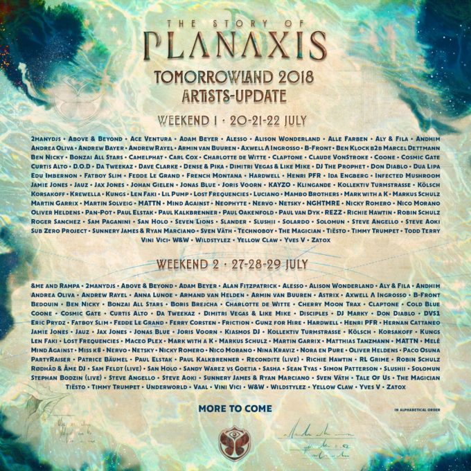 Tomorrowland-2018-Lineup