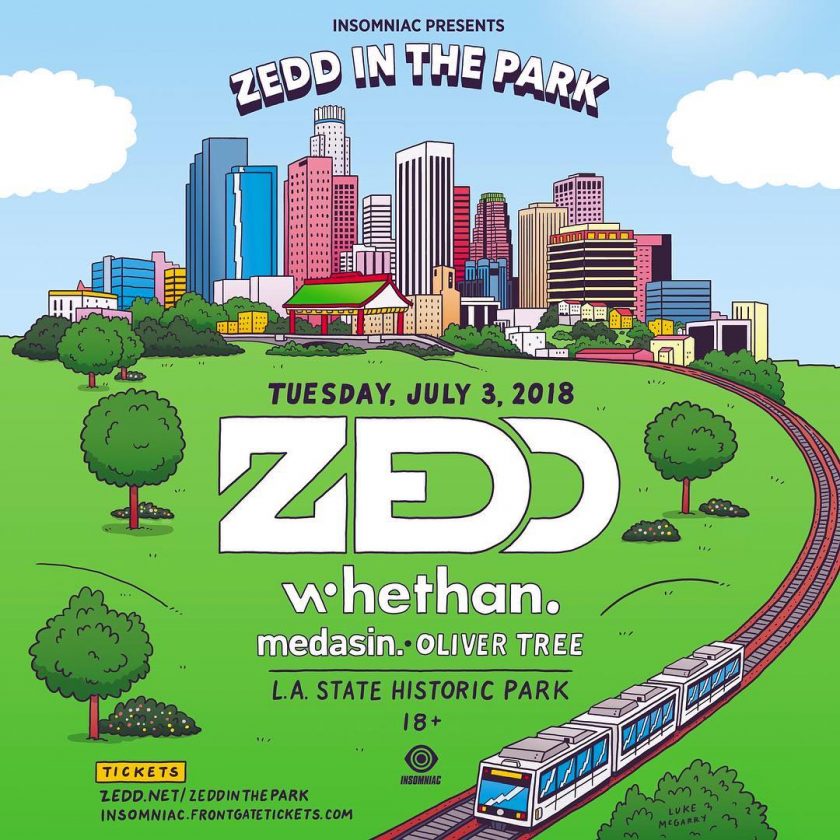 zedd in the park