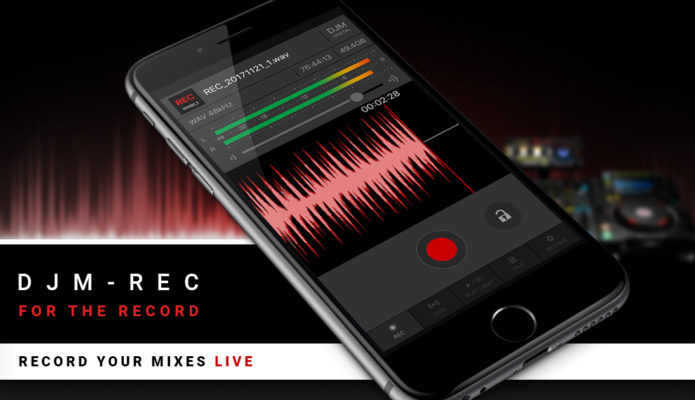 DJM-REC para iOS ahora es compatible para la plataforma de streaming de SoundCloud