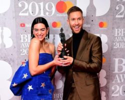 Calvin Harris se presentó en los Brit Awards junto con Dua Lipa, Sam Smith y Rag’n’Bone Man