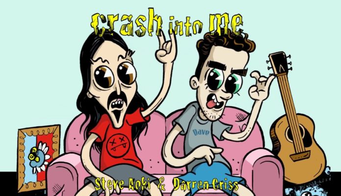 STEVE AOKI Y DARREN CRISS SE UNEN PARA CREA VERSIÓN DE “CRASH INTO ME”