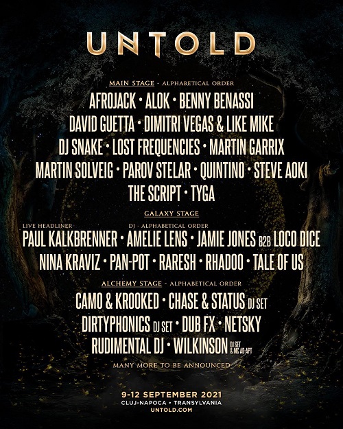 Untold Festival Anuncia A Los Primeros Exponentes Que EstarÁn En Su 9902