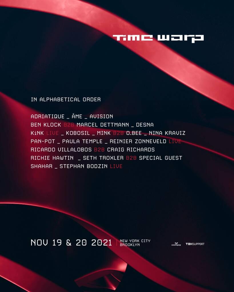 TIME WARP NEW YORK ANUNCIA LA ALINEACIÓN PARA SU EDICIÓN 2021 Dj Mag