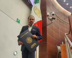 EL SENADO DE LA REPÚBLICA MEXICANA OTORGÓ UN RECONOCIMIENTO AL EXPONENTE JERRY DAVILA POR SU TRAYECTORIA MUSICAL